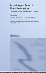 Cover of: Autobiographies of transformation: lives in Central and Eastern Europe