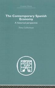 Cover of: The Contemporary Spanish Economy: A Historical Perspective (Economic History)