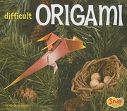 Cover of: Difficult origami by Chris Alexander