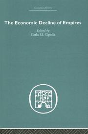Cover of: The Economic Decline of Empires (Economic History) by Carlo Cipolla