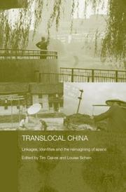 Cover of: Translocal China: linkages, identities and the reimagining of space