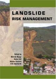 Cover of: Landslide Risk Management Proceedings of the International Conference on Landslide Risk Management, Vancouver, Canada, 31 May - 3 June 2005