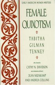 Female quixotism by Tabitha Tenney