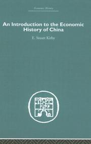 Cover of: Introduction to the Economic History of China
