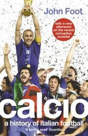 Cover of: Calcio by John Foot          