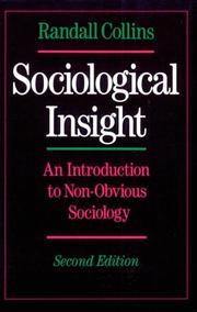 Sociological insight by Randall Collins