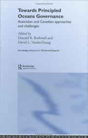 Cover of: Towards Principled Oceans Governanance by rothwell/Vander