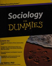 Cover of: Sociology for dummies