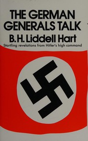 Cover of: The German generals talk