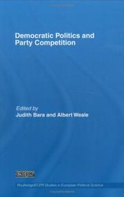 Cover of: Political Democracy and Party Competition (Routledge/ECPR Studies in European Political Science)