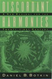 Cover of: Discordant Harmonies by Daniel B. Botkin