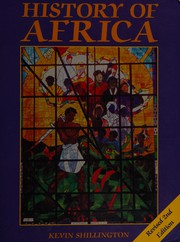 Cover of: History of Africa by Kevin Shillington