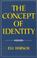 Cover of: The Concept of Identity