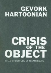 Cover of: Crisis of the Object | Hartoonian