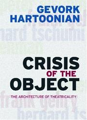 Cover of: Crisis of the Object by Hartoonian