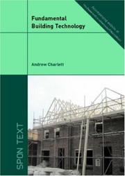 Cover of: Fundamental Building Technology
