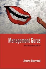 Cover of: Management Gurus Revised Edition by Huczynski