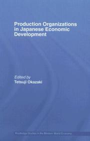 Cover of: Japanese Production Organizations