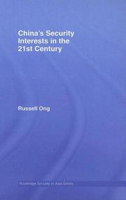Cover of: China's Security Interests in the 21st Century (Routledgecurzon Security in Asia Series)
