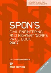 Cover of: Spon's Civil Engineering and Highway Price Books 2007 by Longdon