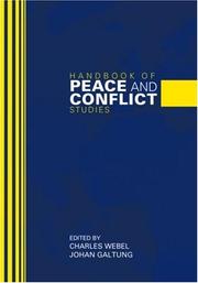 Cover of: Handbook of Peace and Conflict Studies by Charles Webel
