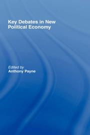 Cover of: Key Debates in New Political Economy