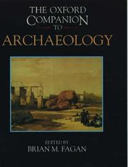 Cover of: The Oxford companion to archaeology | 