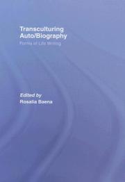 Cover of: Transculturing Auto/Biography: Forms of Life Writing