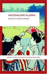 Cover of: Nationalisms in Japan by Edited by Naoko Shimazu.