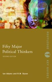 Cover of: Fifty Major Political Thinkers (Routledge Key Guides) | dyson/adams