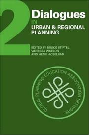 Cover of: Dialogues in Urban and Regional Planning, volume 2