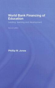 Cover of: World Bank Financing of Education: Lending, Learning and Development