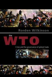 Cover of: The WTO by Rord Wilkinson