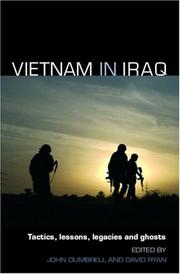 Cover of: Vietnam in Iraq: Lessons, Legacies and Ghosts (Contemporary Security Studies)