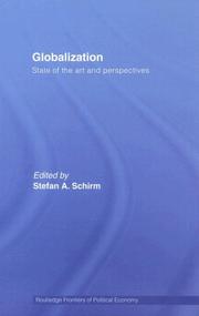 Cover of: Globalization: State of the Art and Perspectives (Routledge Frontiers of Political Economy)