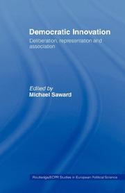 Cover of: Democratic Innovation by Michael Saward