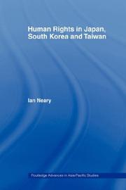 Cover of: Human Rights in Japan, Korea and Taiwan by Ian Neary