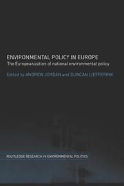 Cover of: Environment Policy in Europe | Andrew Jordan