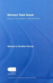 Cover of: Women Take Issue by CCCS