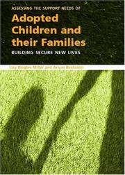 Cover of: ASSESSING THE SUPPORT NEEDS OF ADOPTIVE FAMILIES by B / BEN MILLER