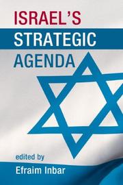 Cover of: ISRAELS STRATEGIC AGENDA by Efraim Inbar, Efraim Inbar