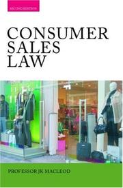 Cover of: Consumer Sales Law