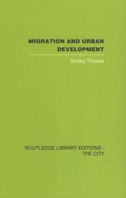 Cover of: Migration and Urban Development