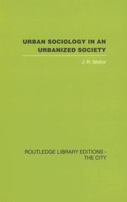 Cover of: Urban Sociology in an Urbanized Society