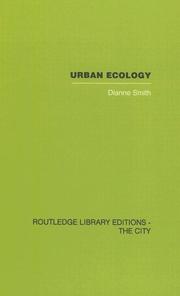 Cover of: Urban Ecology