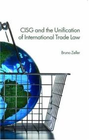 Cover of: CISG and Unification of International Trade Law