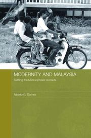 Cover of: Modernity and Malaysia by Alberto Gomes