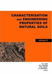Cover of: Characterisation and Engineering Properties of Natural Soils  Volumes 3&4 (2 Volume Set + CD ROM)