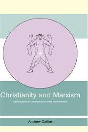 Cover of: Christianity and Marxism: A Philosophical Contribution to their Reconciliation