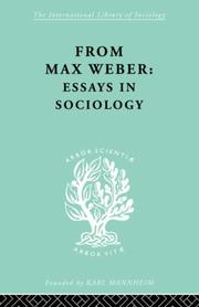 Cover of: From Max Weber by H.H.; Wr Gerth